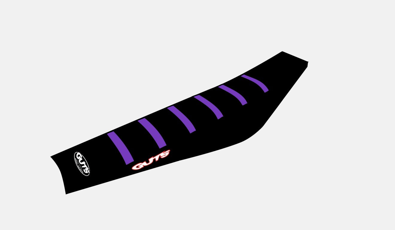 Guts Ventus One Plus seat cover purple stripe design — Summit MX