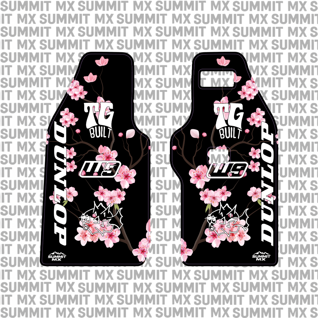 Cherry Blossom Decal for Storm Bee Fork Guards