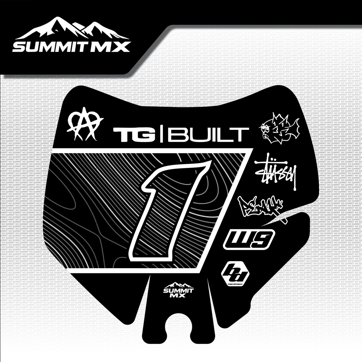 Switchback Decal for Surron LBX (2025+) Number Plate
