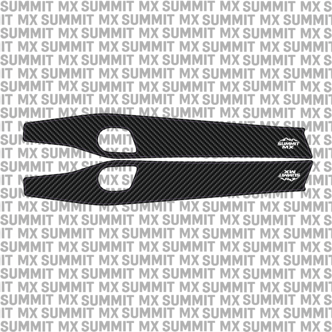Stark Varg swing arm decal carbon fiber design — Summit MX