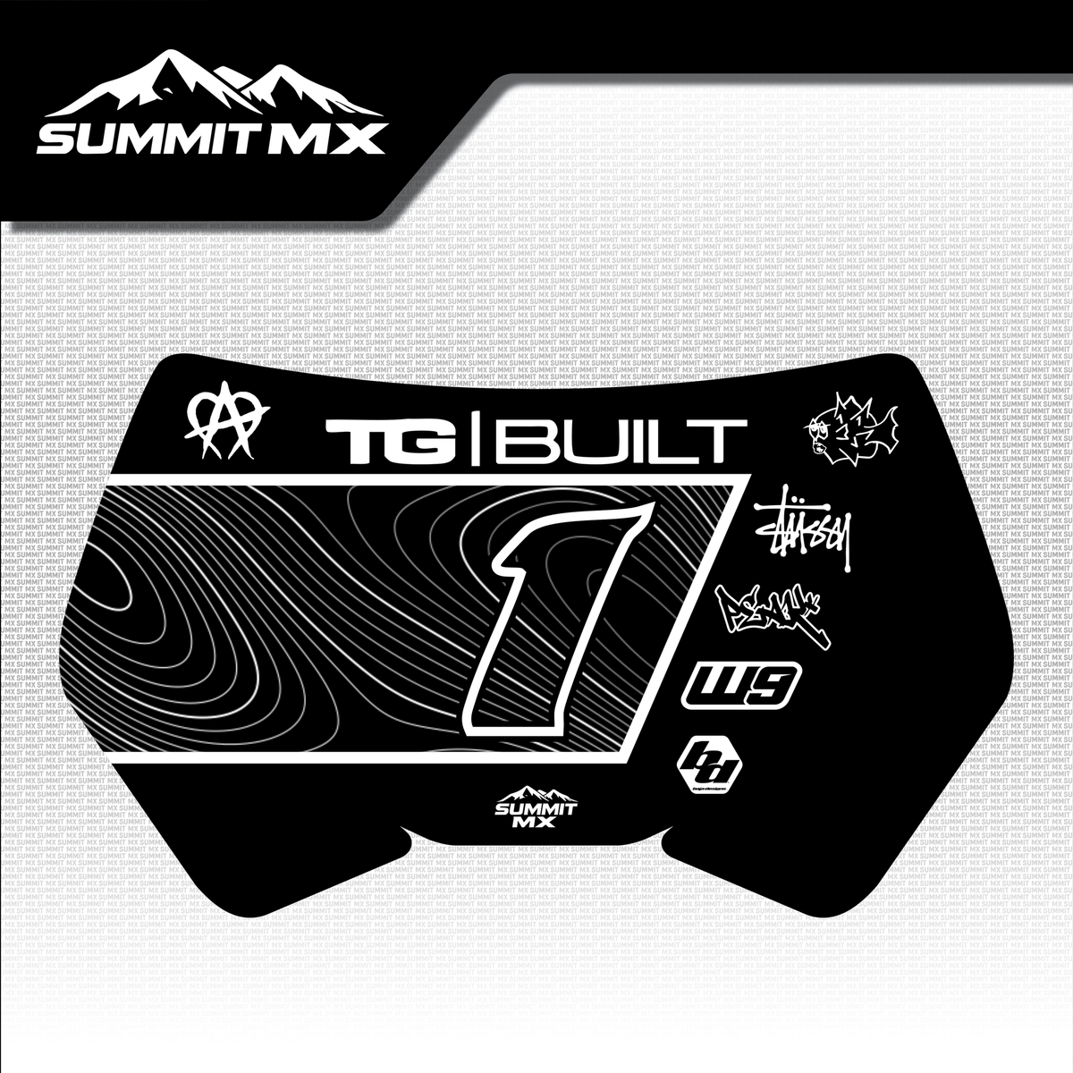 Switchback Decal for Storm Bee Number Plate