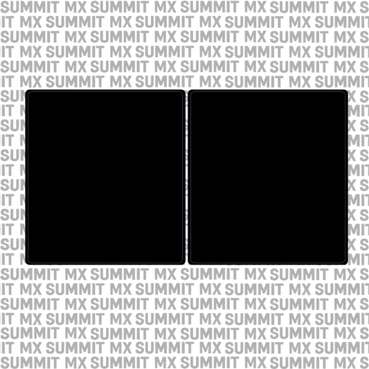 Surron Ultra Bee battery decal in standard black colorway — Summit MX
