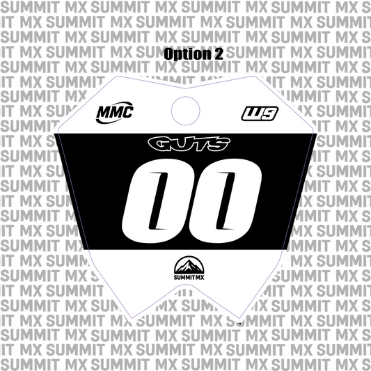 Pre-Designed RTR Number Plate Decal