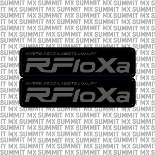 RFloXa "Where Recoil Meets Luxury" Fork Tube Decal