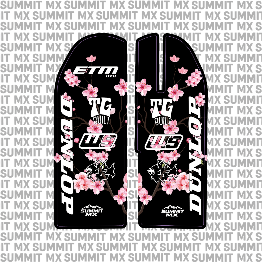 Cherry Blossom Decal for RTR Fork Guards
