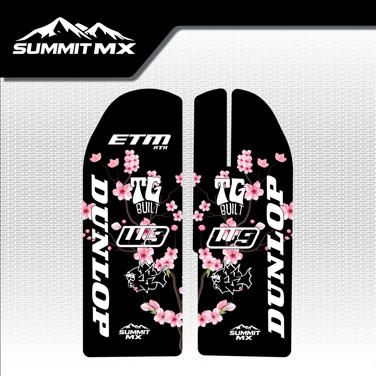 Cherry Blossom Decal for RTR Fork Guards