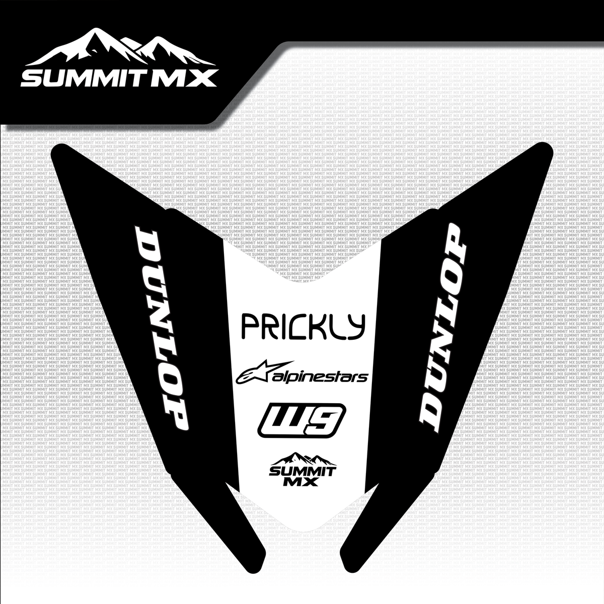 Talaria Sting Short Rear Fender Decal, view 3