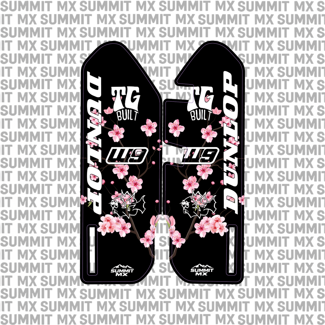 Cherry Blossom Decal for Eride Pro 3.0/SR Fork Guards