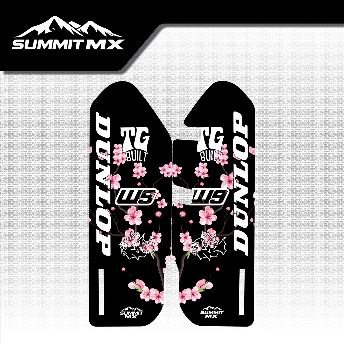 Cherry Blossom Decal for Eride Pro 3.0/SR Fork Guards