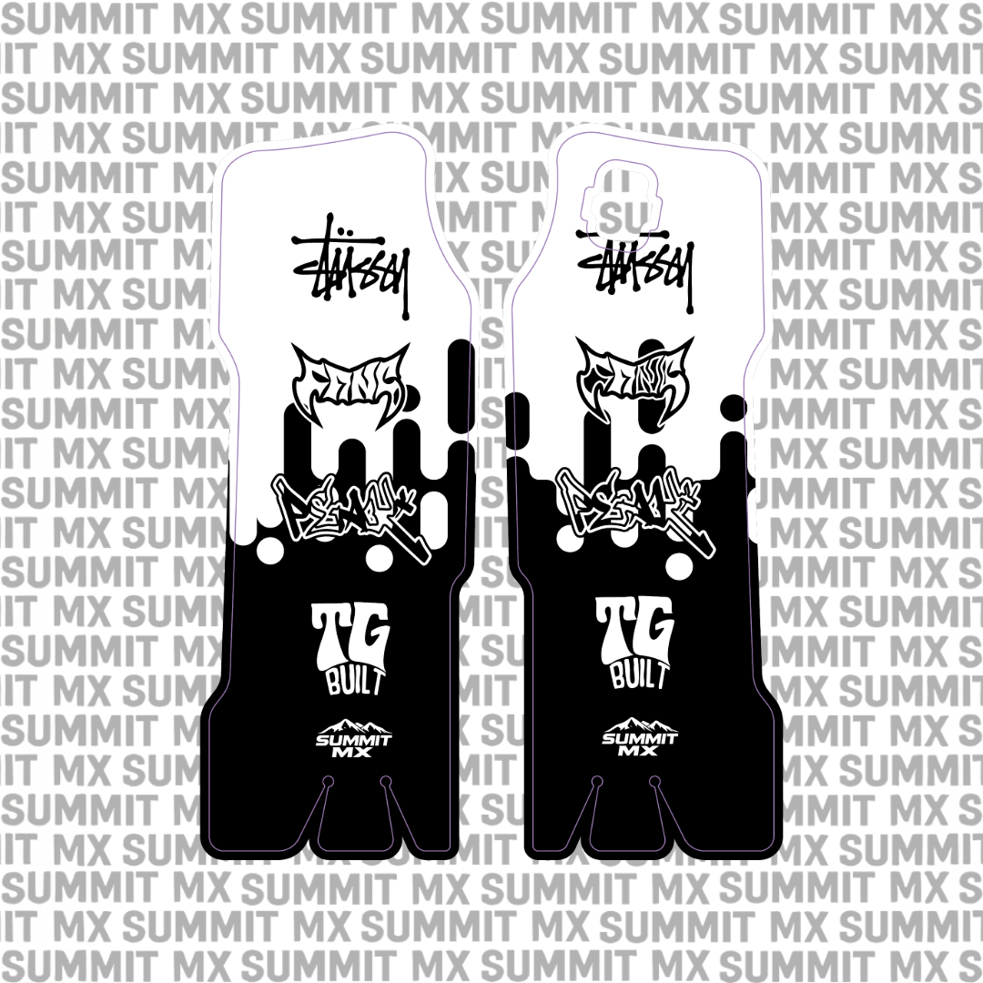 Drip Decal for Surron LBX/KKE (2024 and older) Fork Guards