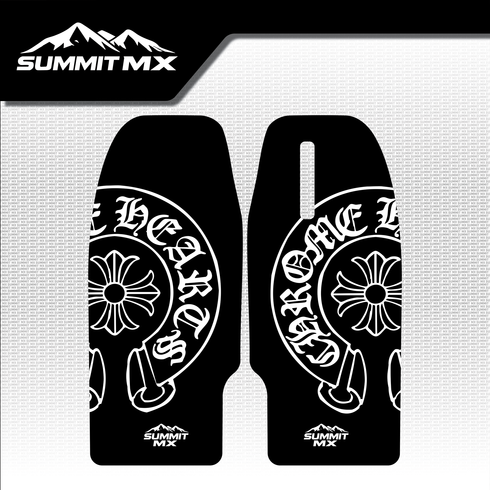 Chrome Hearts Decal for Yozma IN10 Fork Guards | Summit MX