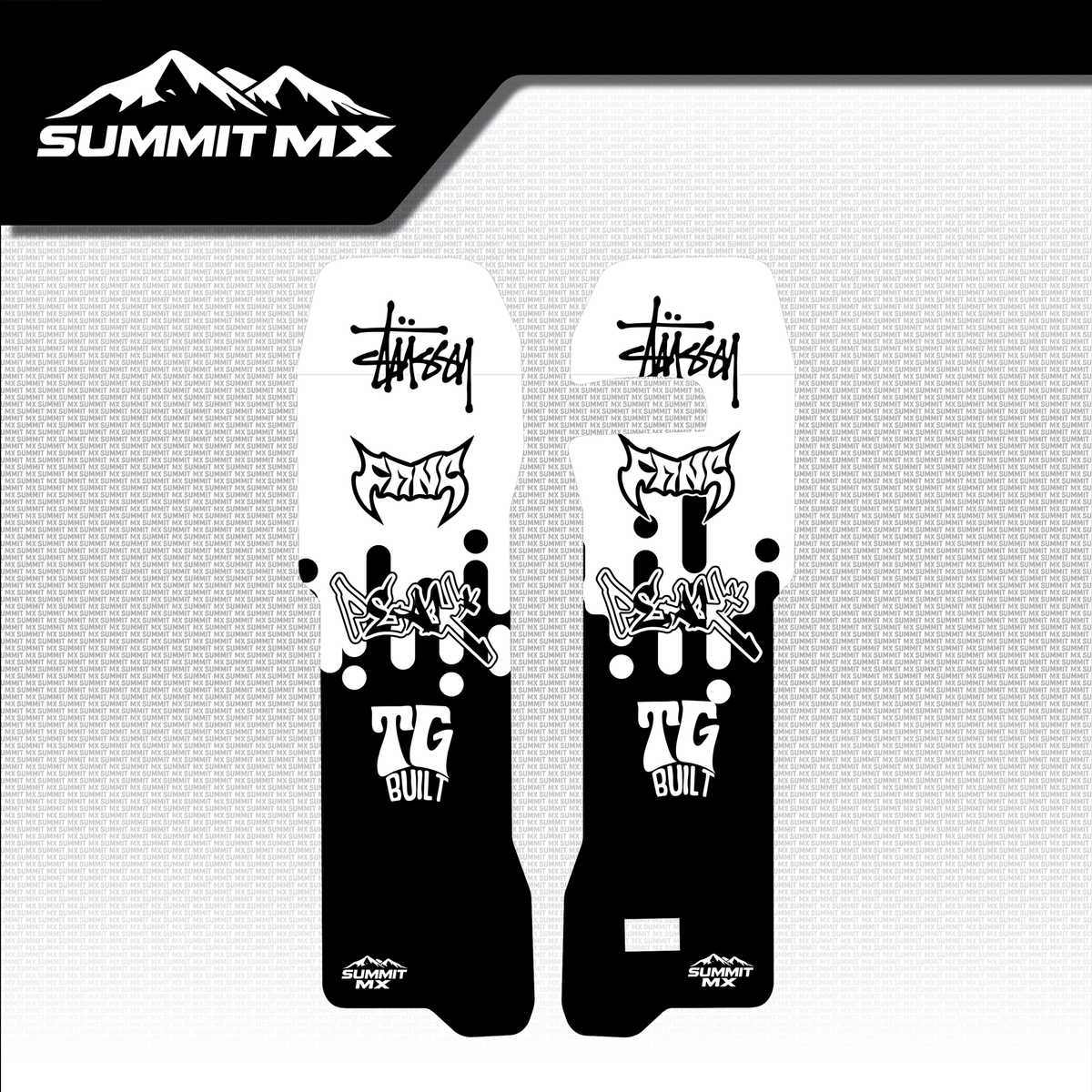 Drip Decal for Talaria Komodo Fork Guards