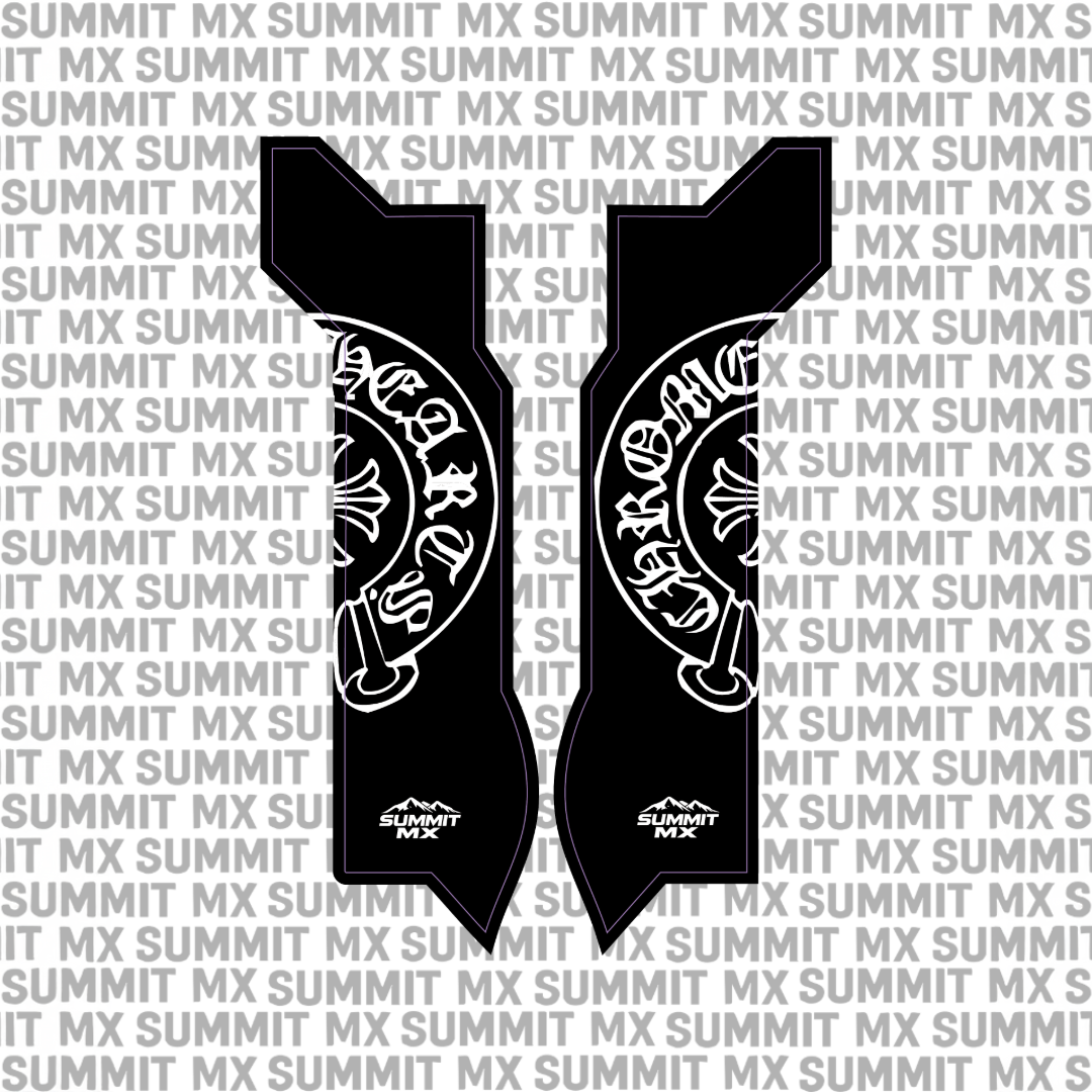 Chrome Hearts Decal for Eride Pro 1.0/2.0 Fork Guards
