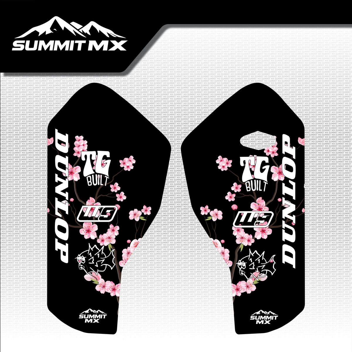 Cherry Blossom Decal for Stark Varg Fork Guards