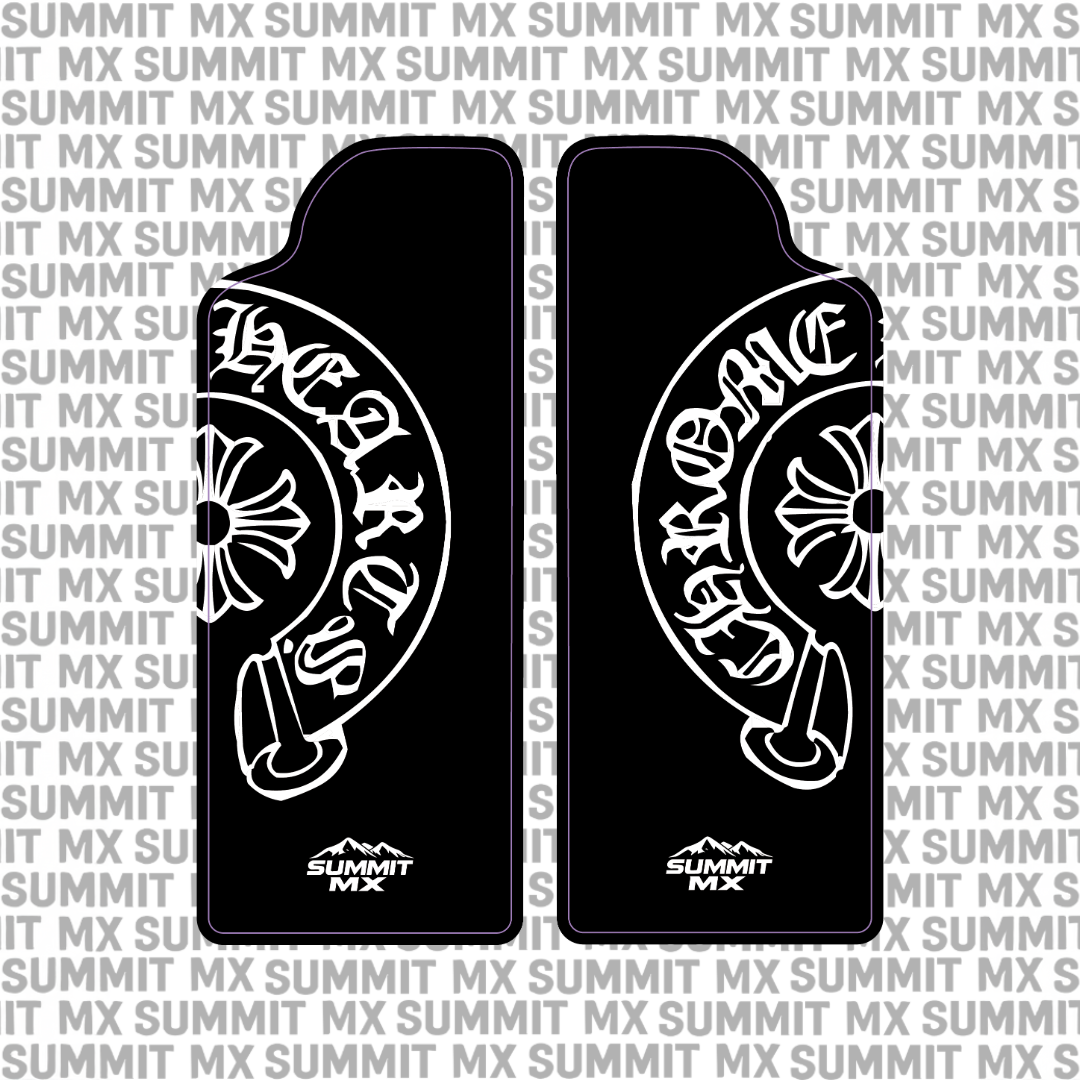 Chrome Hearts Decal for Sirris F43 Fork Guards