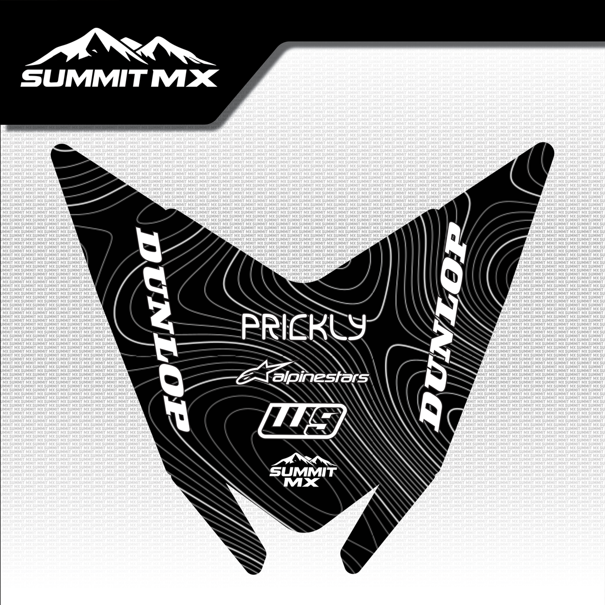 Talaria Sting Short Rear Fender Decal, view 4