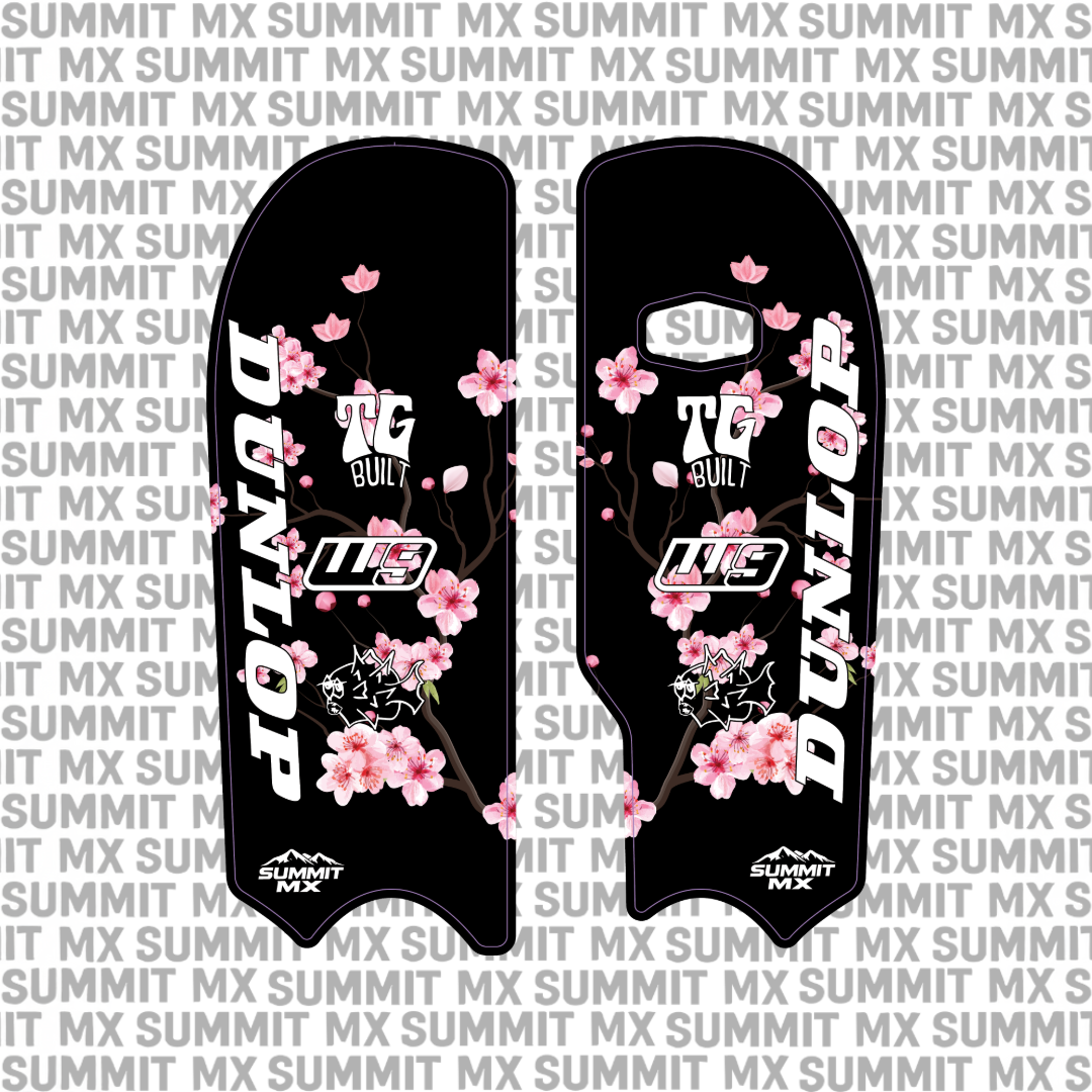 Cherry Blossom Decal for Tech Fork Guards