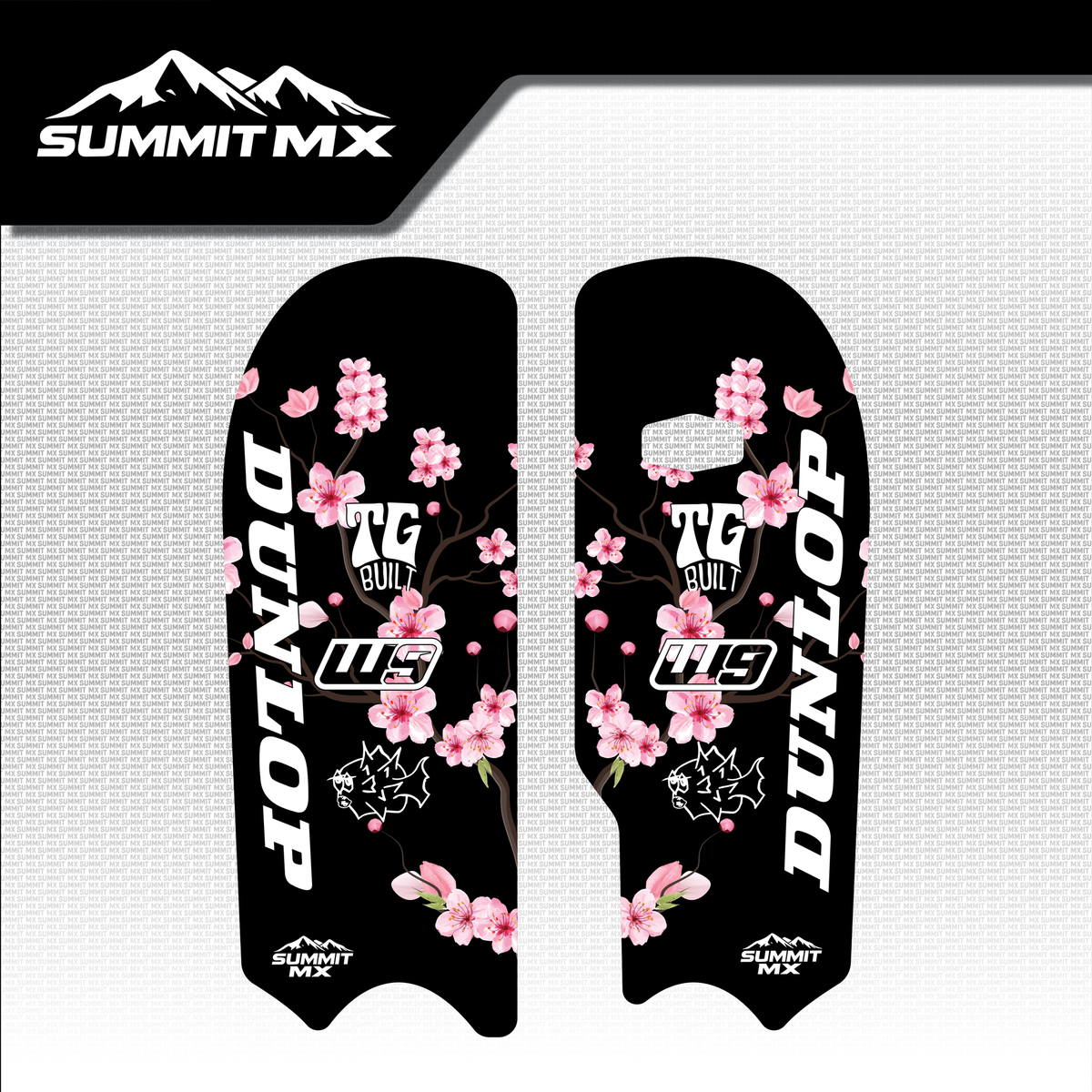 Cherry Blossom Decal for Tech Fork Guards