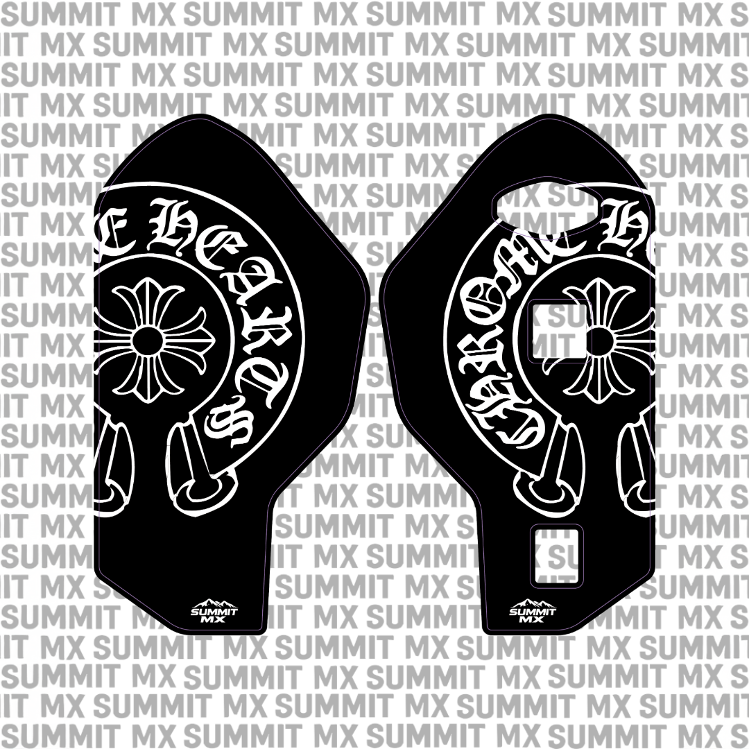 Chrome Hearts Decal for RFloXa Ultra 43 Fork Guards