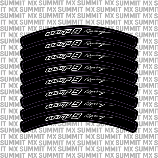 Warp 9 rim decals design — Summit MX