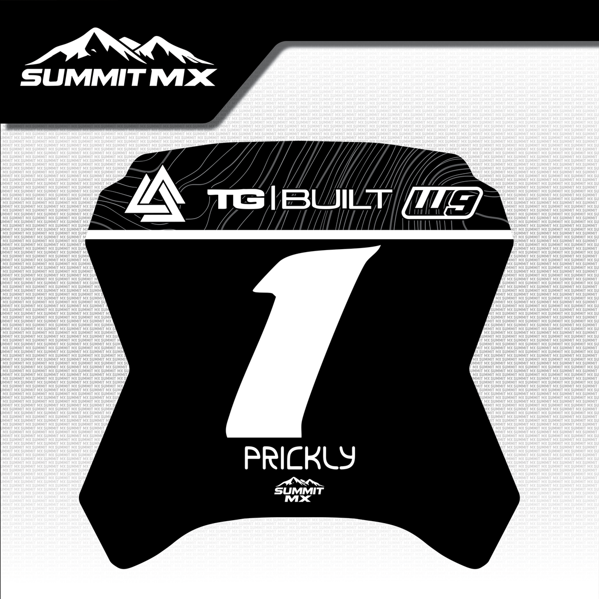 Ridgeline Decal for Yozma Number Plate