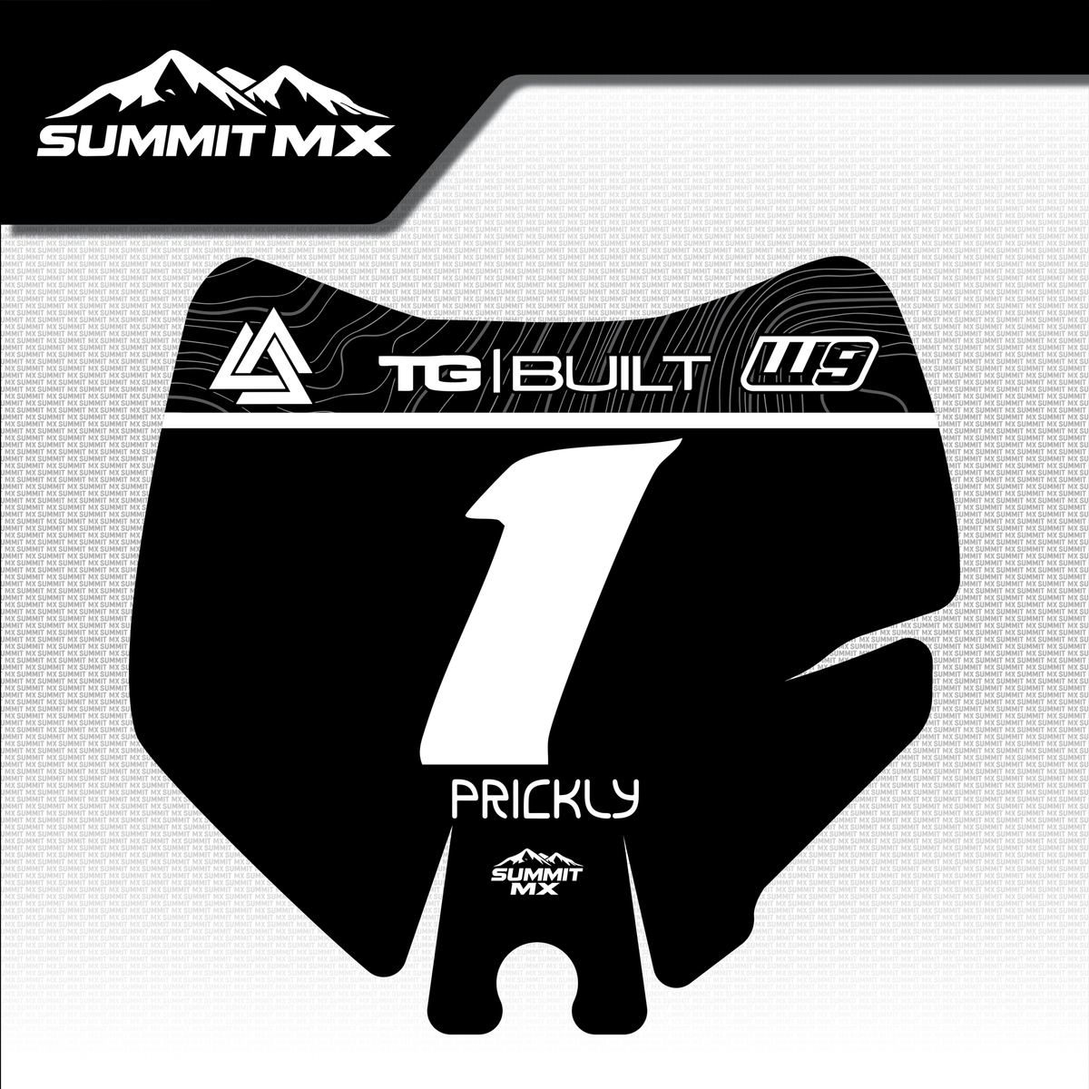 Ridgeline Decal for Surron LBX (2025+) Number Plate