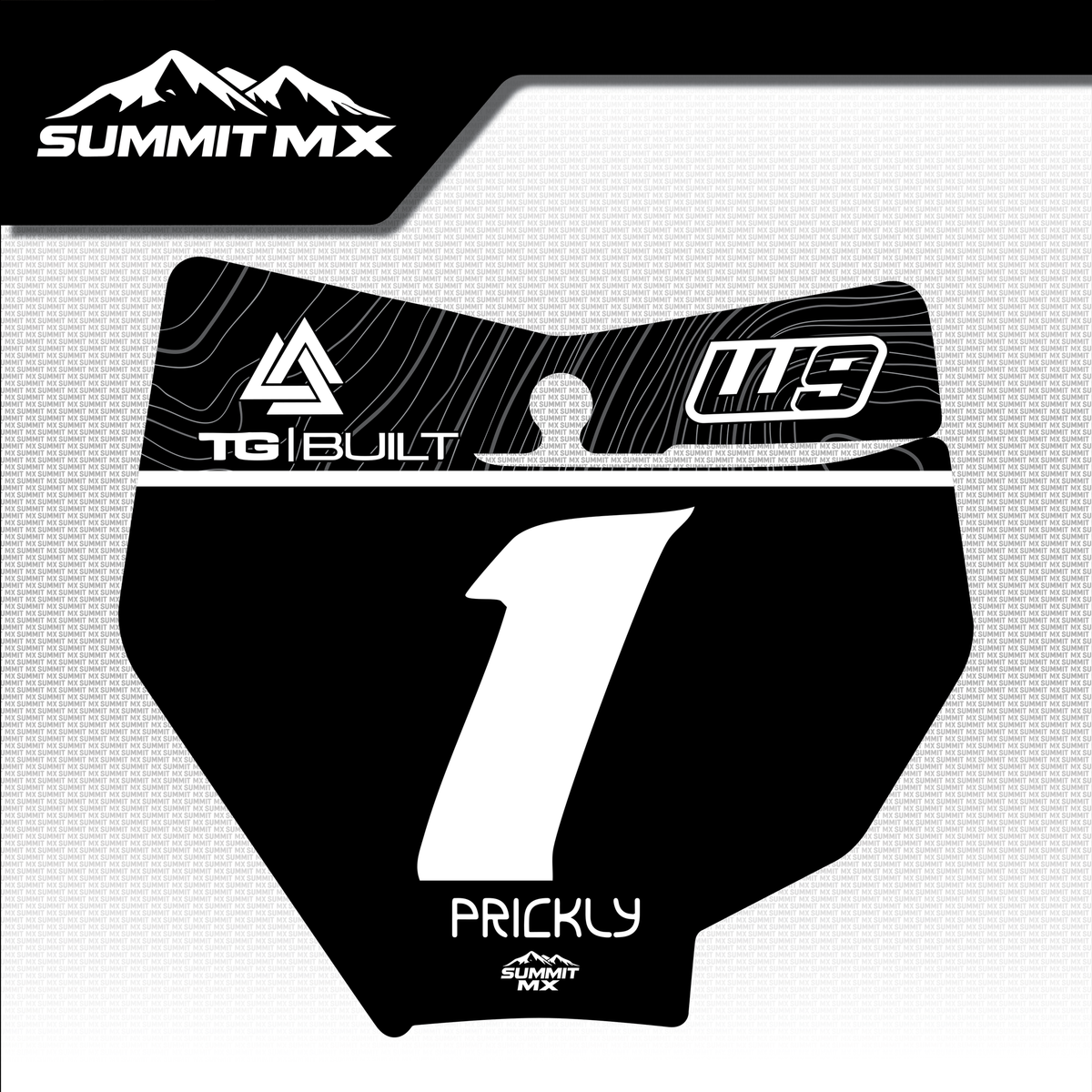 Ridgeline Decal for KTM 85 Number Plate