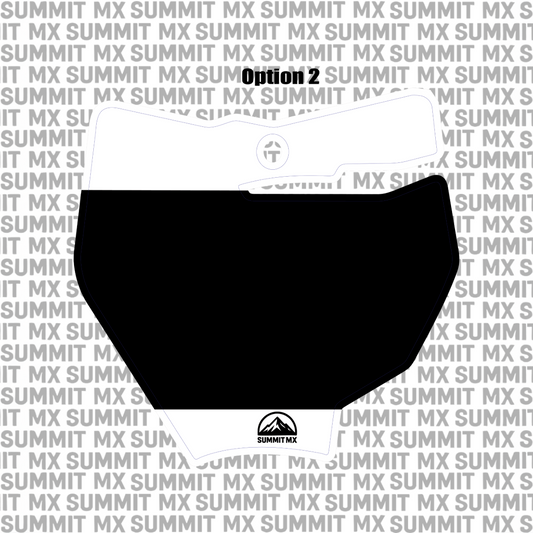 Customizable KTM 65 Number Plate Decal