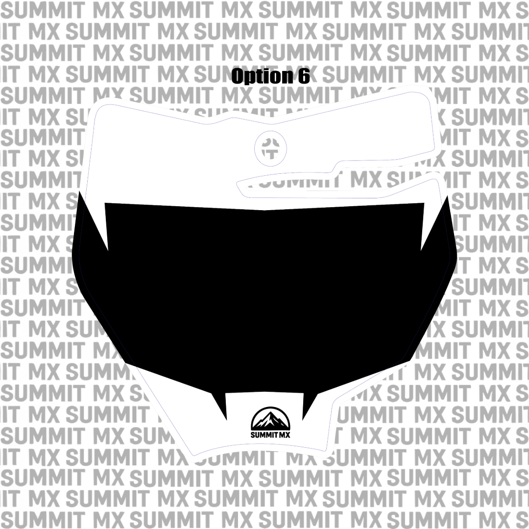 Customizable KTM 65 Number Plate Decal