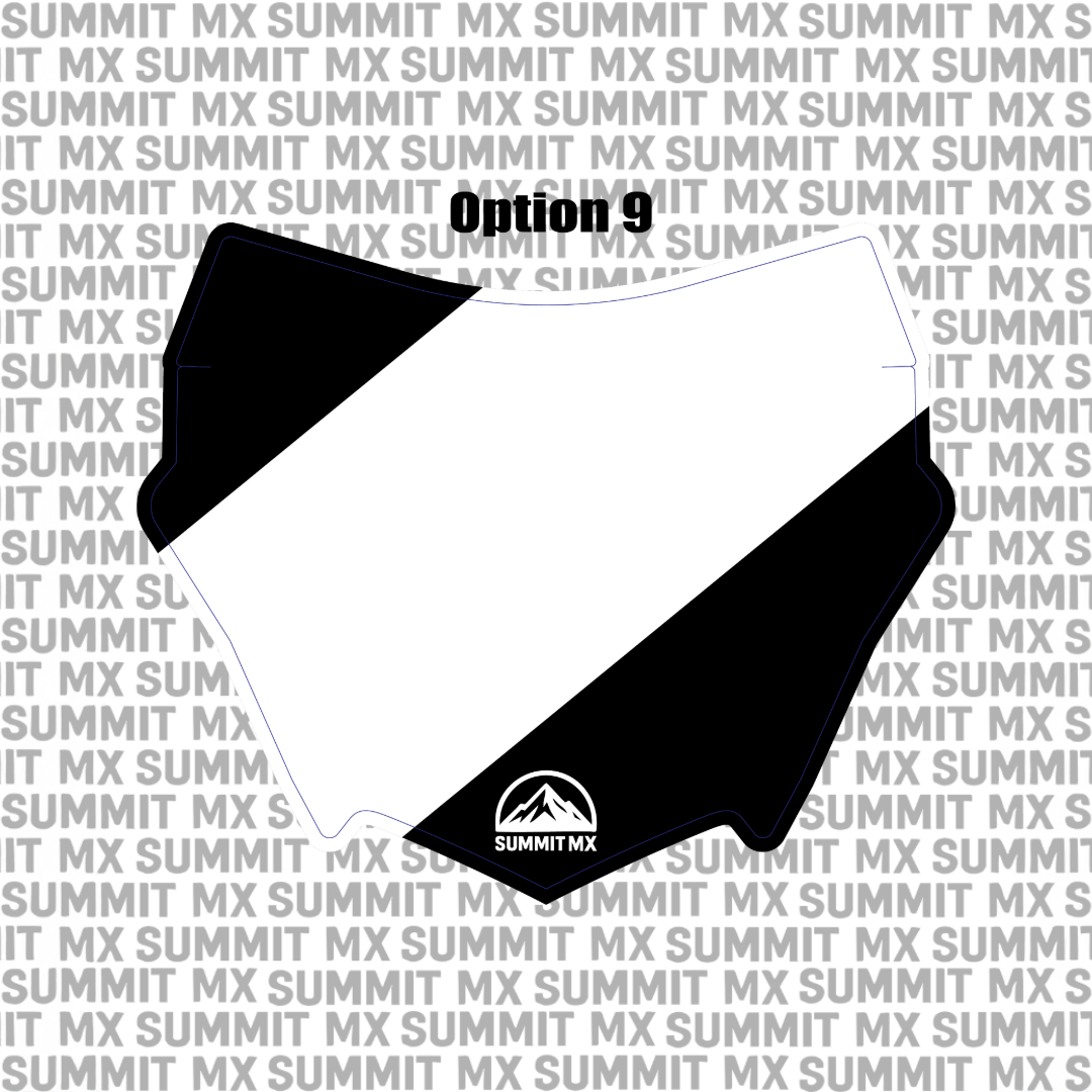 Customizable Modded Moto Co Number Plate Decal