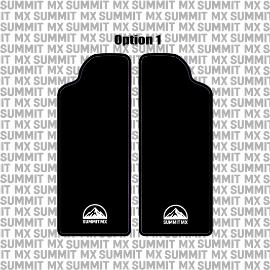 Customizable Sirris F43 Fork Guard Decals