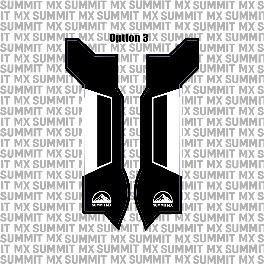 Customizable Eride Fork Guard Decals