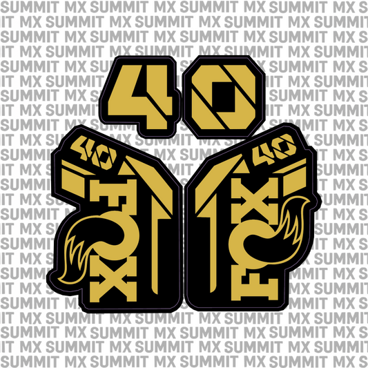 Fox 40 Fork Tube Decal