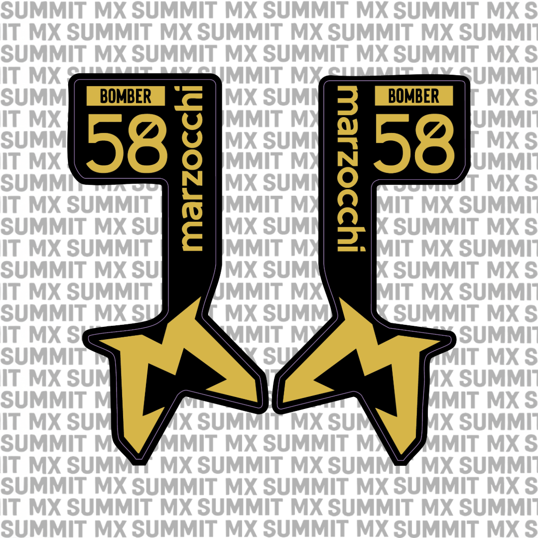 Marzocchi Bomber Fork Tube Decal