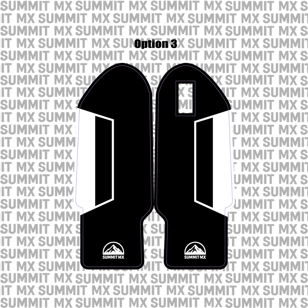 Customizable EXT Ferro Fork Guard Decals