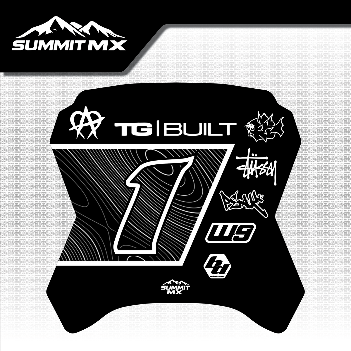 Switchback Decal for Yozma Number Plate