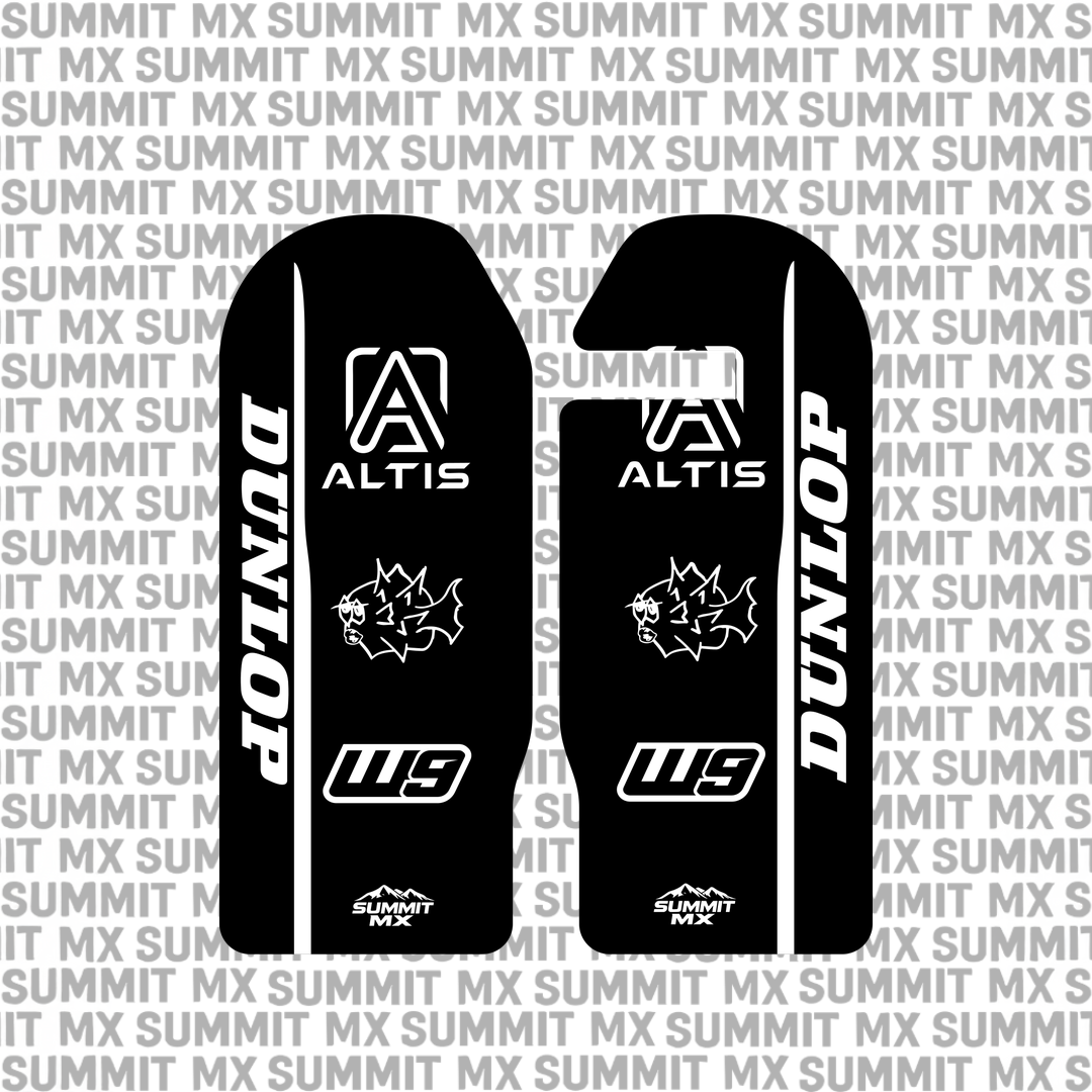 Altis Delta fork guard decal, Style 2 — Summit MX
