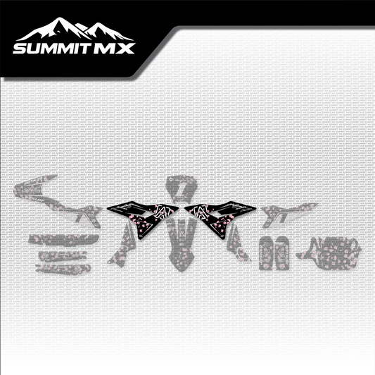 Cherry Blossom Decal for Altis Delta Front Shrouds placement on the full kit