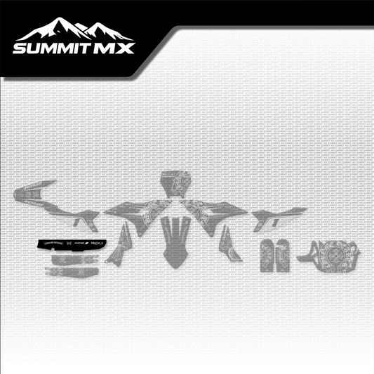 Chrome Hearts Decal for Altis Delta Chain Guide placement on the full kit