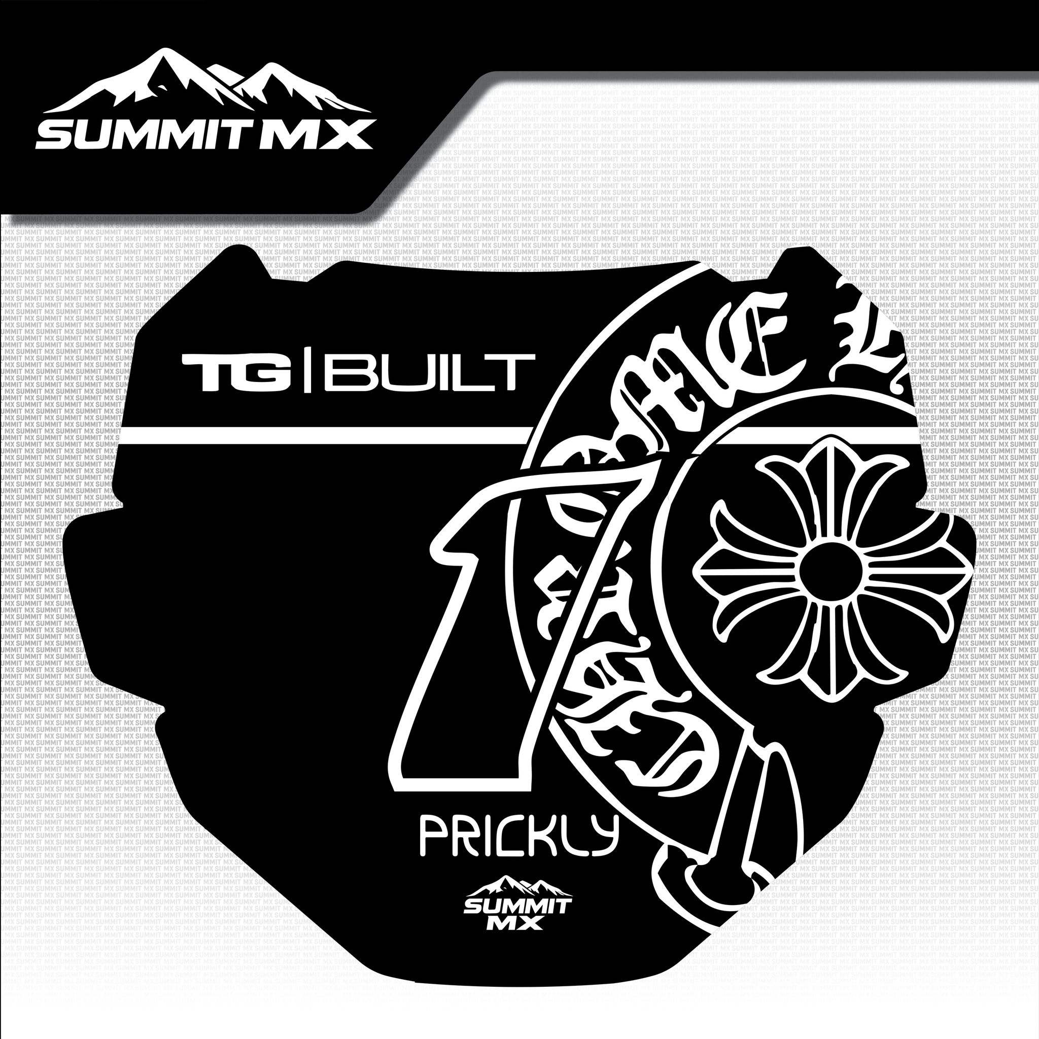 ODI Number Plate Decal – Chrome Hearts | Summit MX