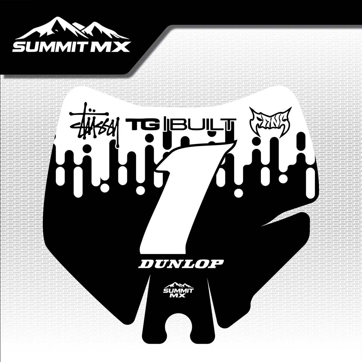 Drip Decal for Surron LBX (2025+) Number Plate