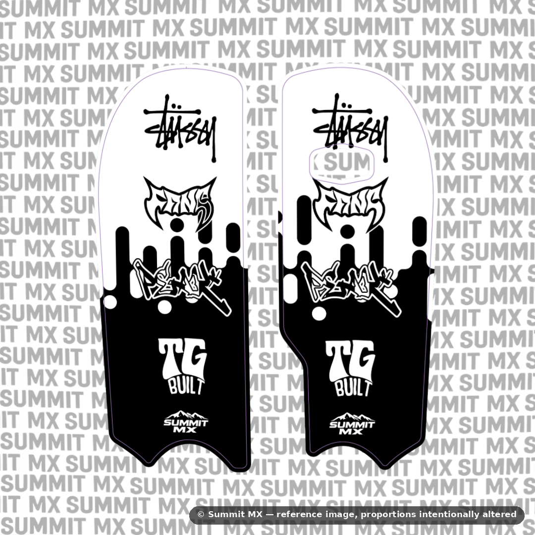 Drip Decal for Tech Fork Guards