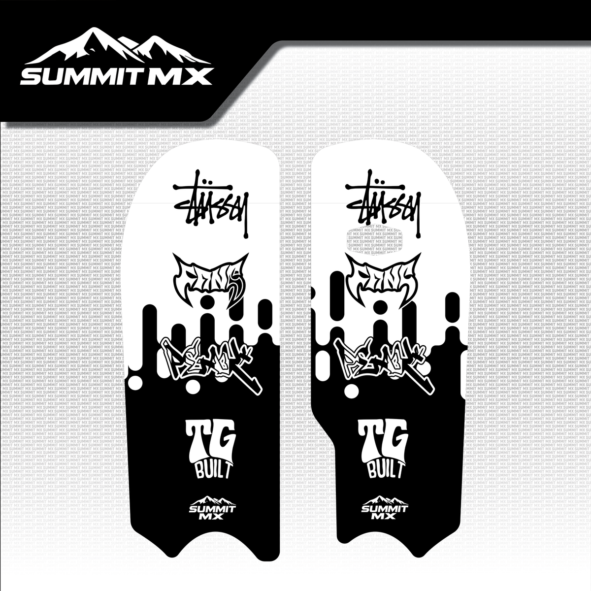 Drip Decal for Tech Fork Guards