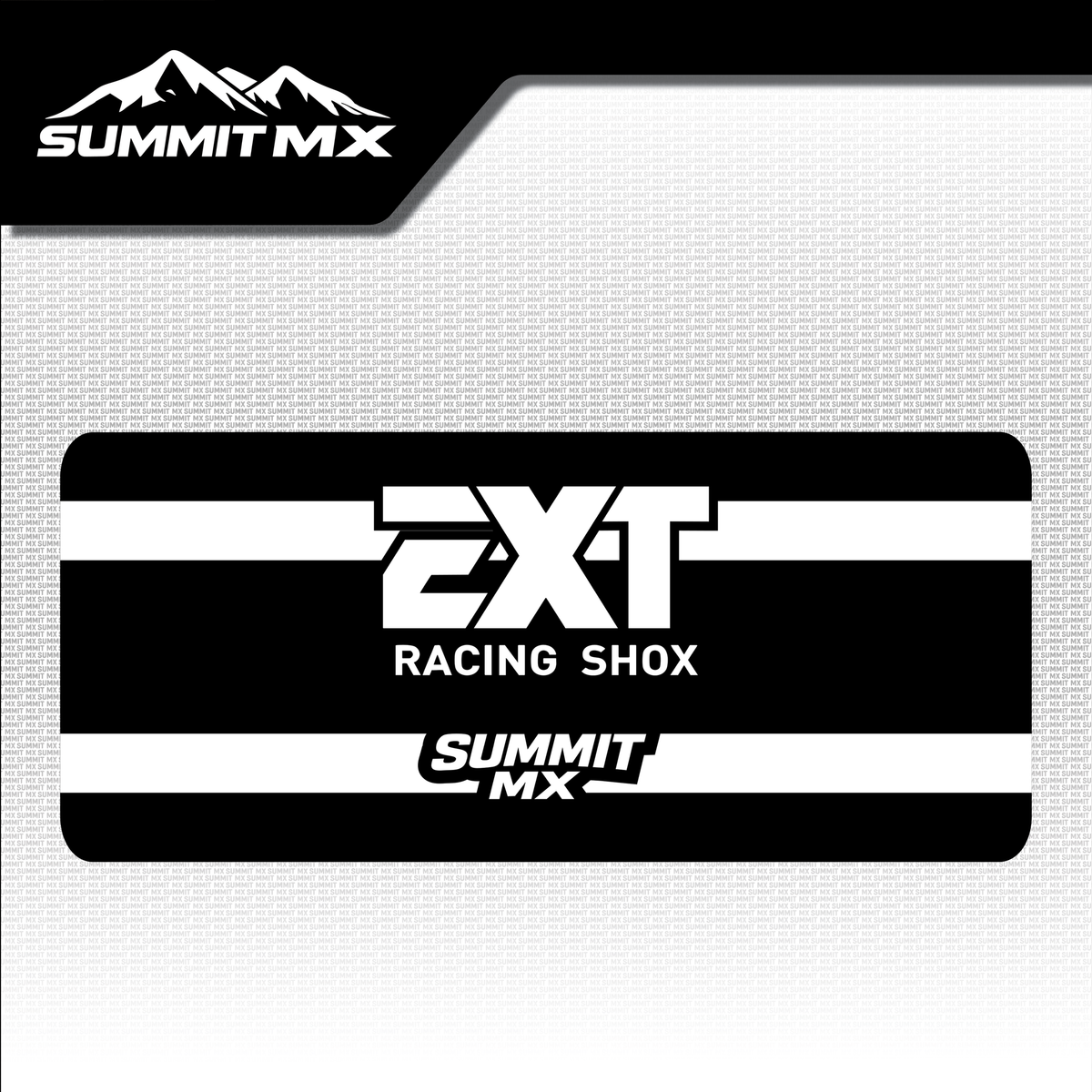EXT Arma MX shock decal, gold colorway — Summit MX