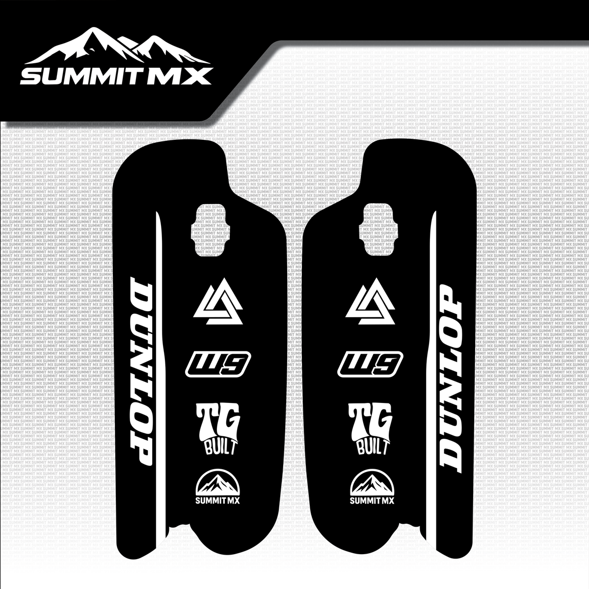 Fastace ALX13RC fork guard decal design option 3 — Summit MX