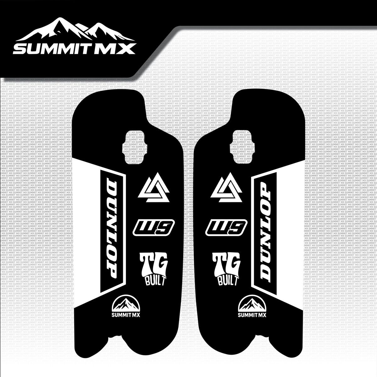 Fastace ALX13RC fork guard decal design option 4 — Summit MX