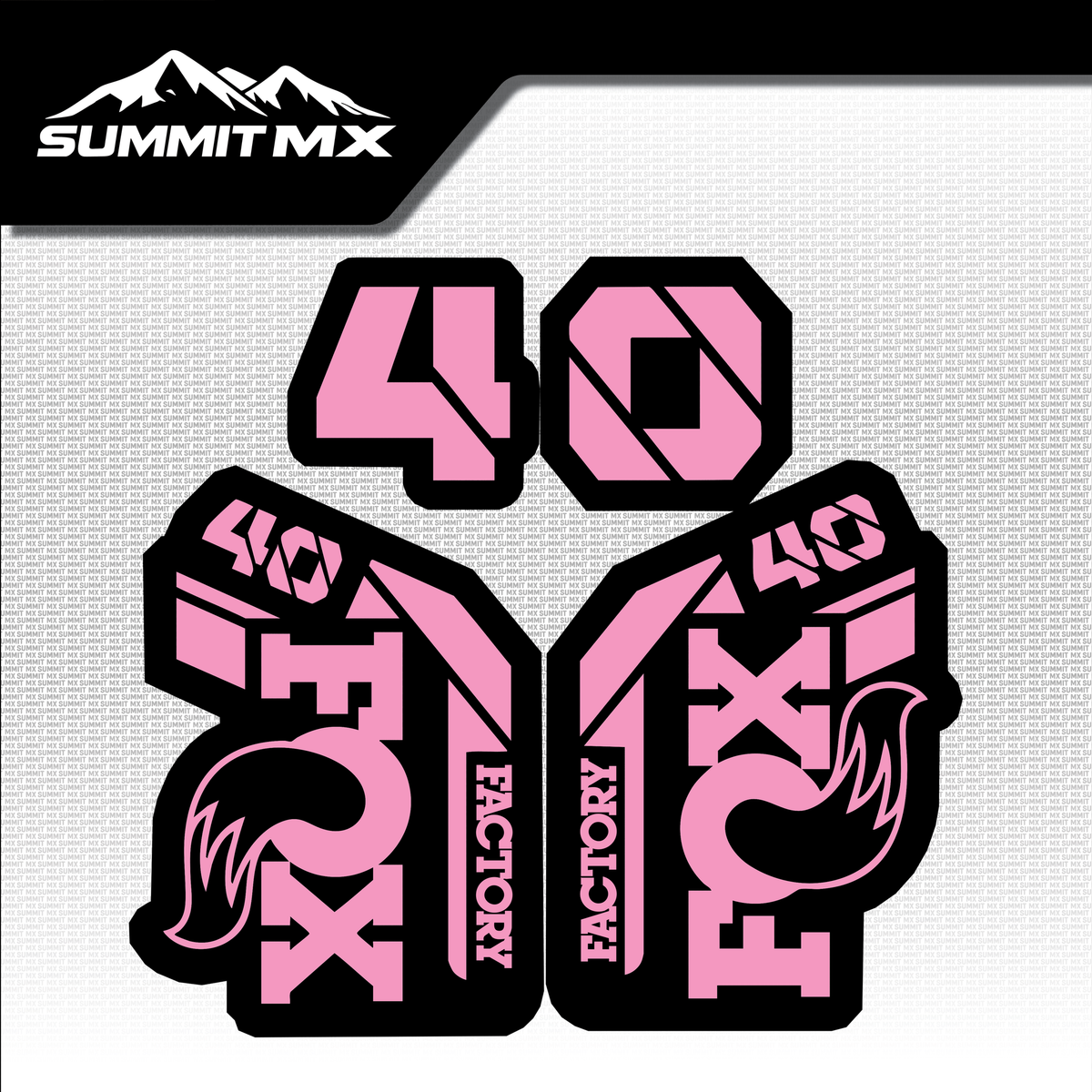 Fox 40 Fork Tube Decal — view 11