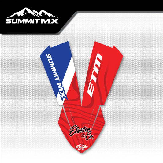 Honda Inspired ETM RTR Front Fender Decal