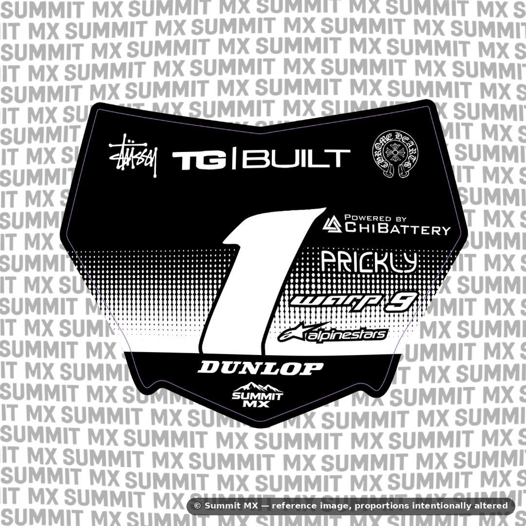 Horizon Decal for Motocutz Number Plate — view 3
