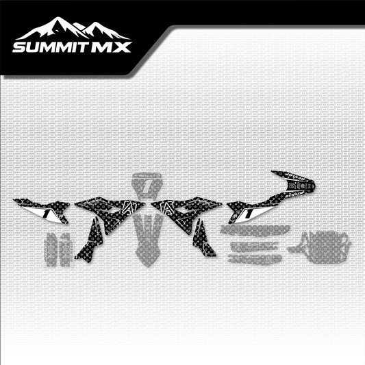 LV Altis Delta Graphics Kit (Body Plastics Only) placement on the full kit